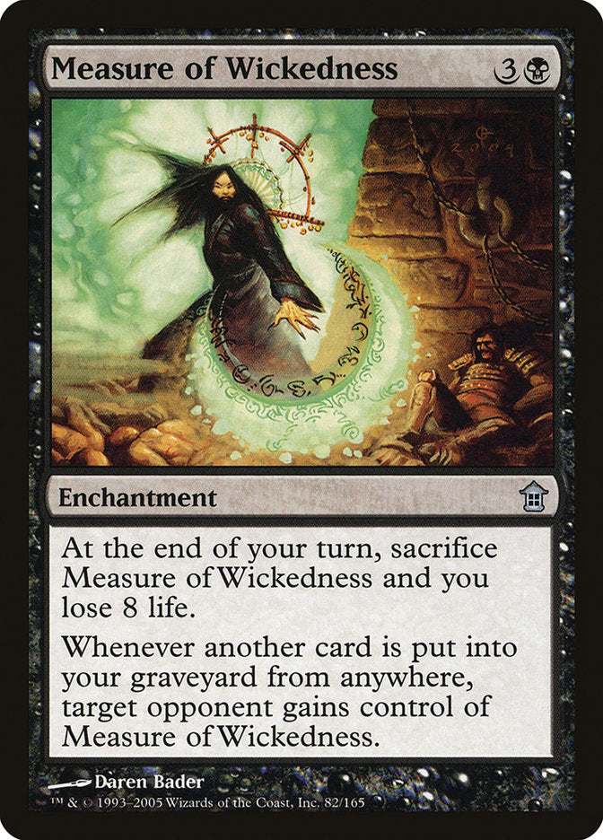 Measure of Wickedness 82/165 (Saviors of Kamigawa)  - Foil | Good Games Modbury