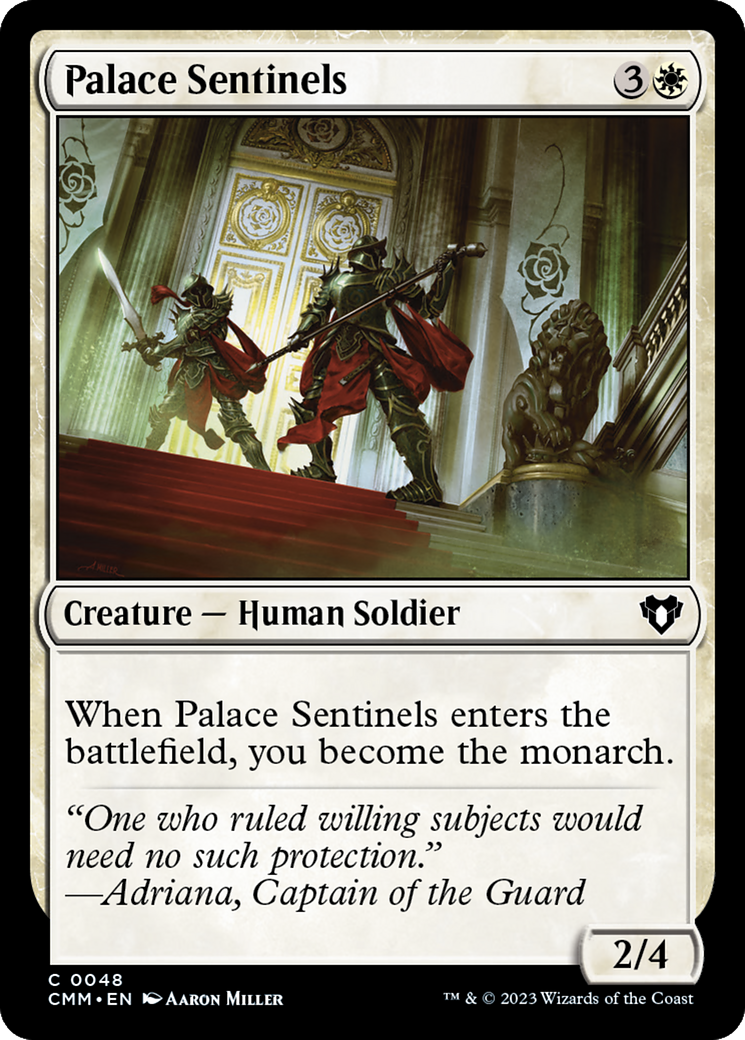 Palace Sentinels [Commander Masters] | Good Games Modbury