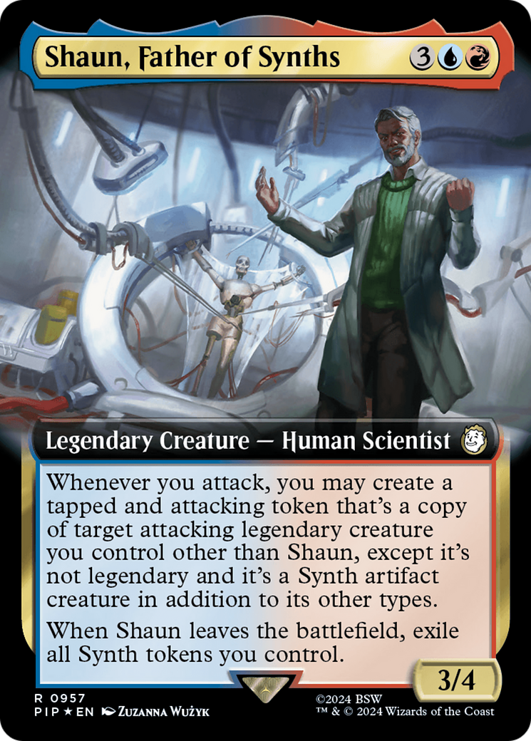 Shaun, Father of Synths (Extended Art) (Surge Foil) [Fallout] | Good Games Modbury