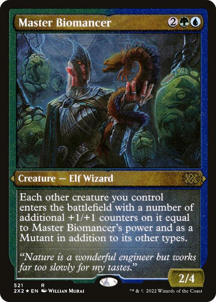 Master Biomancer Foil Etched 521 (Double Masters 2022)  - Foil | Good Games Modbury
