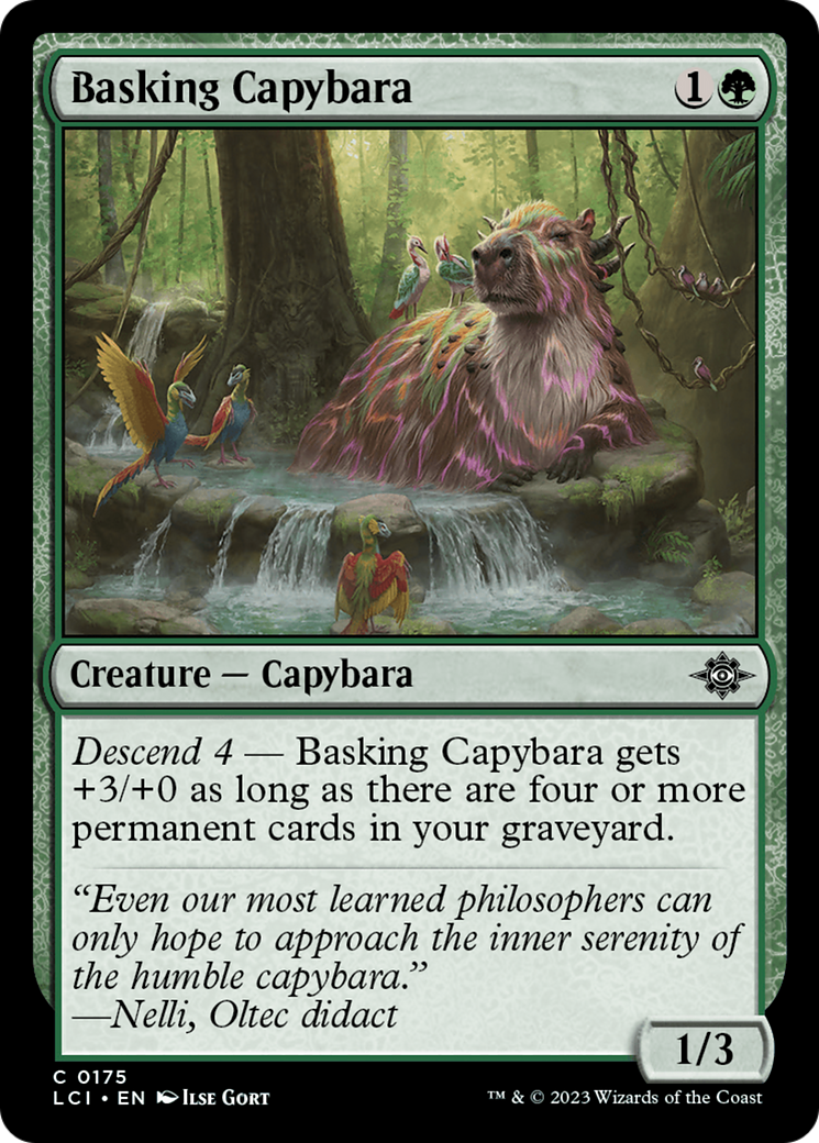 Basking Capybara [The Lost Caverns of Ixalan] | Good Games Modbury