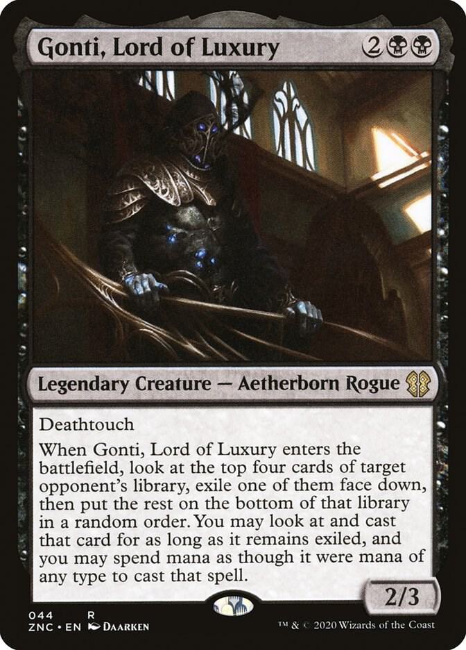 Gonti, Lord of Luxury 44/142 (Commander: Zendikar Rising)  | Good Games Modbury