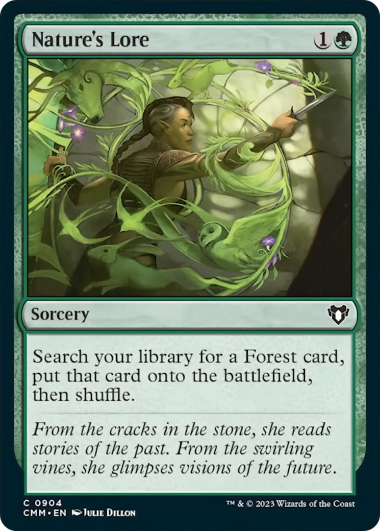 Nature's Lore [Commander Masters] | Good Games Modbury