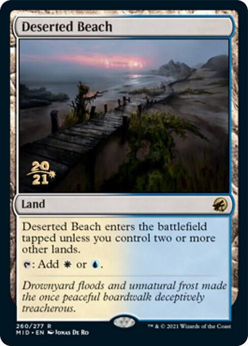 Deserted Beach 260s/171 (Prerelease Cards)  - Foil | Good Games Modbury