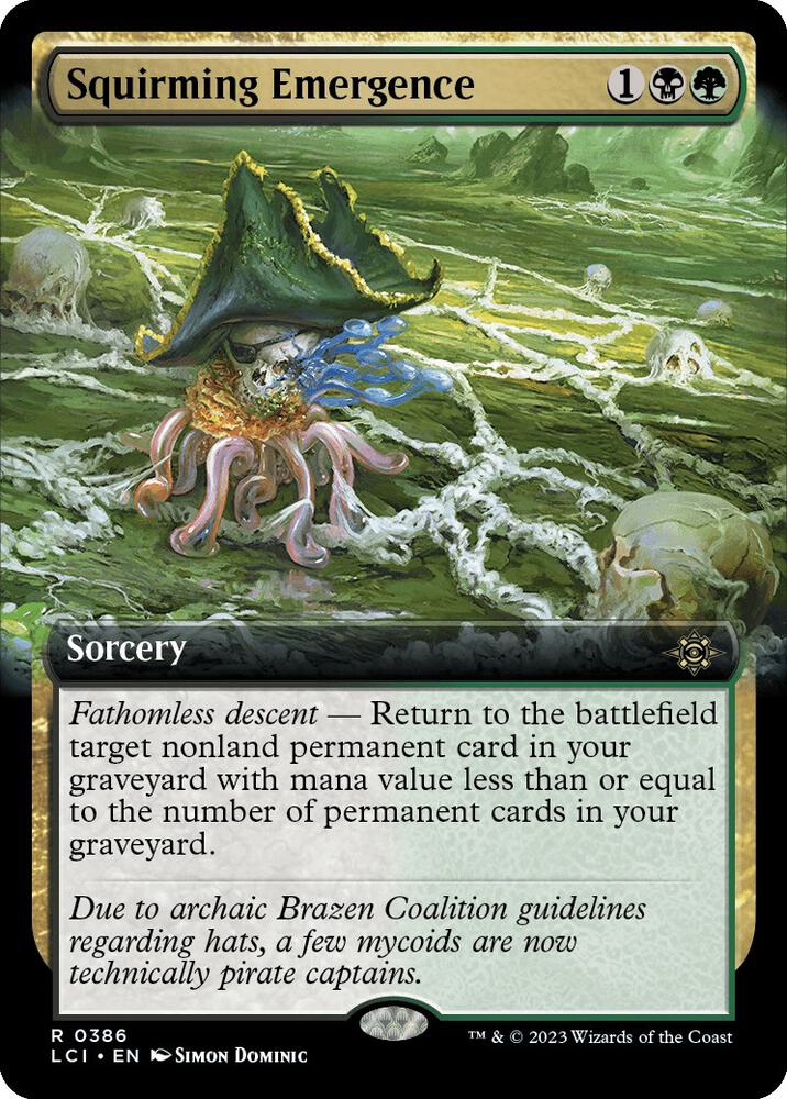 Squirming Emergence 386 (The Lost Caverns of Ixalan)  - Extended Art | Good Games Modbury