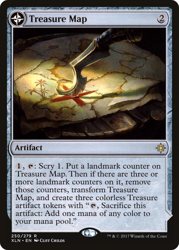 Treasure Map // Treasure Cove 250/279 (Ixalan)  | Good Games Modbury