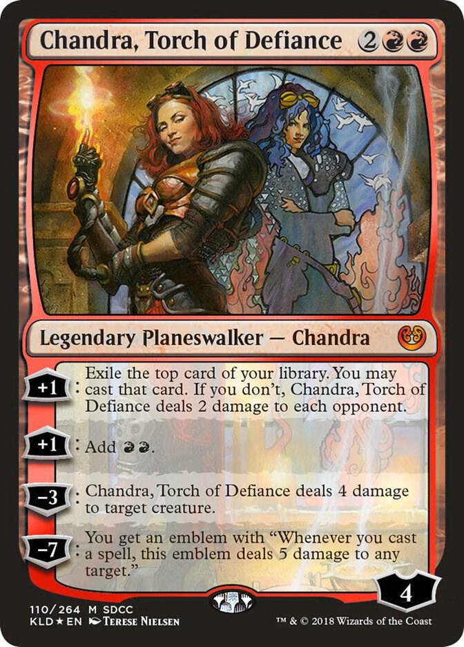 Chandra, Torch of Defiance 110/264 (Media Promos)  - Foil | Good Games Modbury