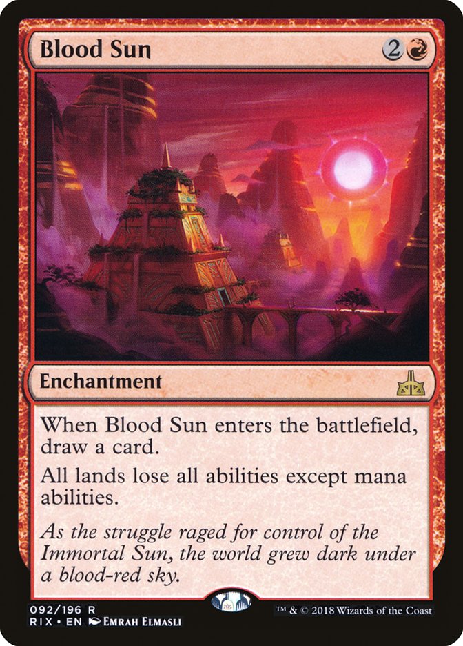 Blood Sun 92/196 (Rivals of Ixalan)  | Good Games Modbury