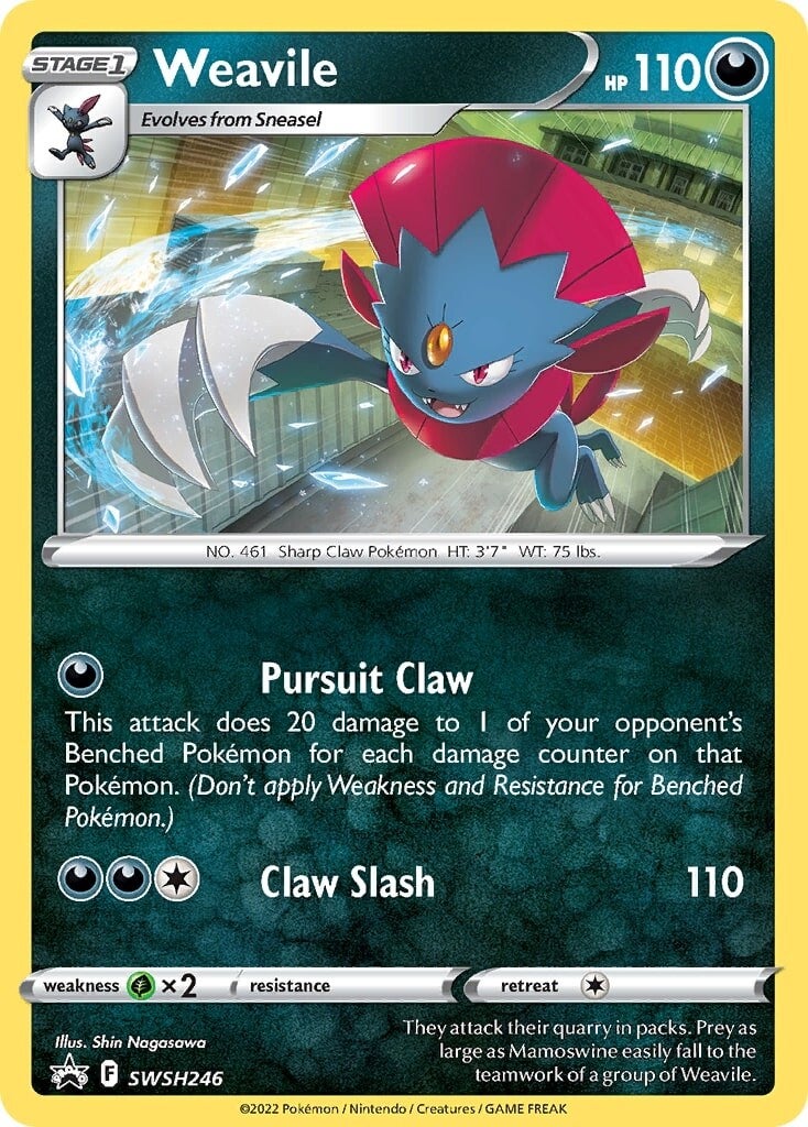 Weavile (SWSH246) [Sword & Shield: Black Star Promos] | Good Games Modbury