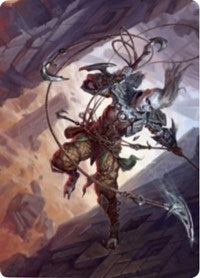 Akiri, Fearless Voyager Art Card [Zendikar Rising Art Series] | Good Games Modbury