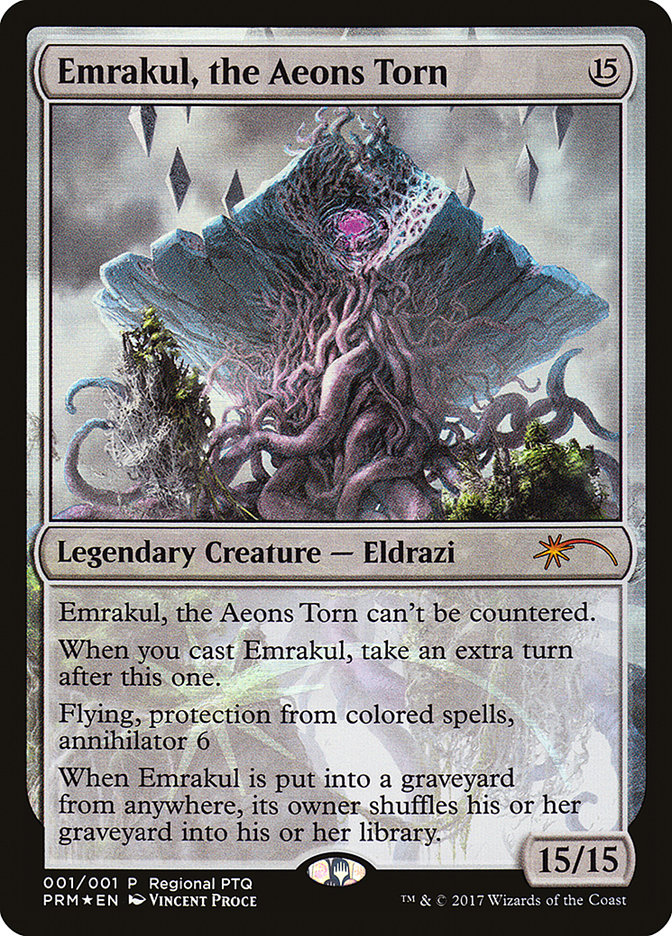 Emrakul, the Aeons Torn (Regional PTQ) [Pro Tour Promos] | Good Games Modbury
