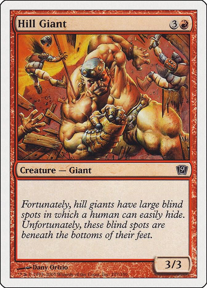 Hill Giant 197/350 (9th Edition)  | Good Games Modbury