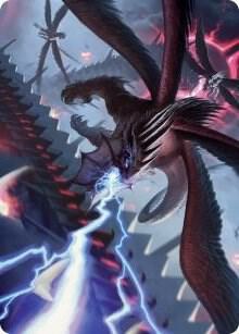 Defiant Thundermaw Art Card 35 (Art Series: March of the Machine)  | Good Games Modbury