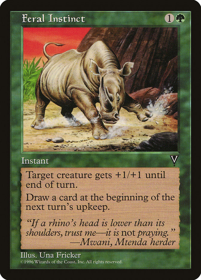 Feral Instinct 107/167 (Visions)  | Good Games Modbury