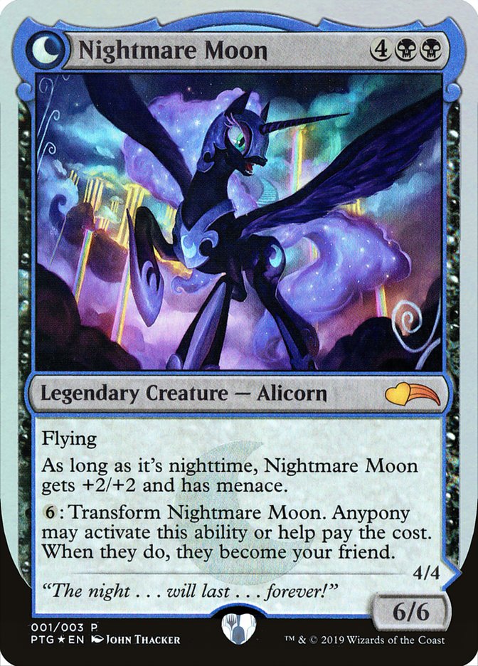 Nightmare Moon // Princess Luna 1/3 (Ponies: The Galloping)  - Foil | Good Games Modbury