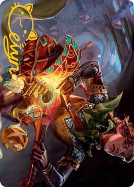 Bag of Holding Art Card Gold Stamped Signature 44 (Art Series: Adventures in the Forgotten Realms)  | Good Games Modbury