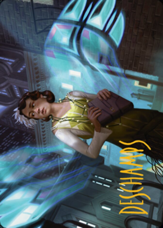 Giada, Font of Hope 1 Art Card (Gold-Stamped Signature) [Streets of New Capenna Art Series] | Good Games Modbury