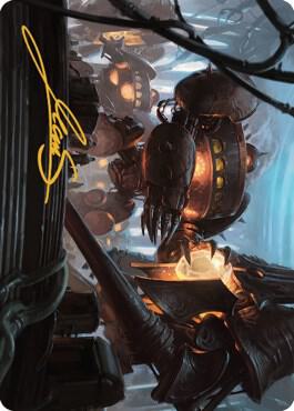 Autonomous Assembler Art Card Gold Stamped Signature 5 (Art Series: The Brothers' War)  | Good Games Modbury