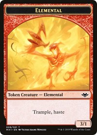 Elemental (009) // Goblin Double-Sided Token [Modern Horizons Tokens] | Good Games Modbury