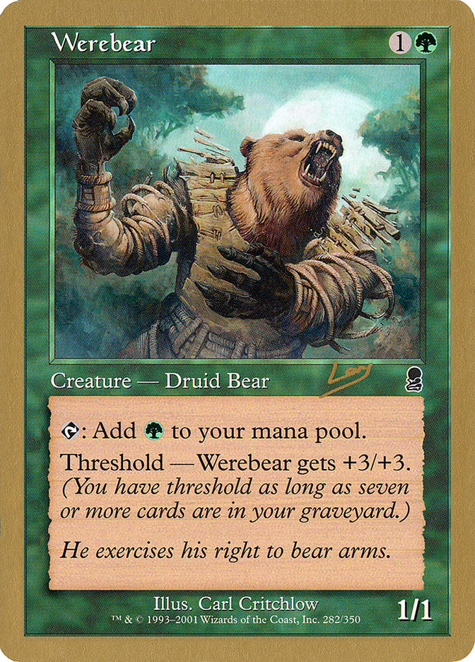 Werebear (Raphael Levy) [World Championship Decks 2002] | Good Games Modbury