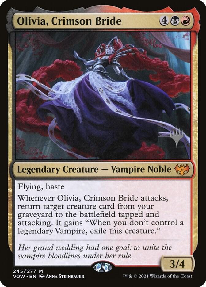 Olivia Crimson Bride 245 (Promo Pack: Kamigawa: Neon Dynasty)  | Good Games Modbury