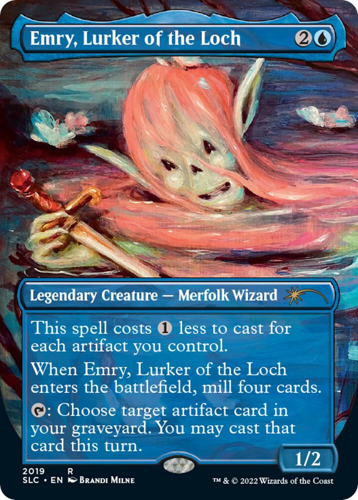 Emry, Lurker of the Loch 2019 (Secret Lair Countdown Kit)  - Borderless | Good Games Modbury
