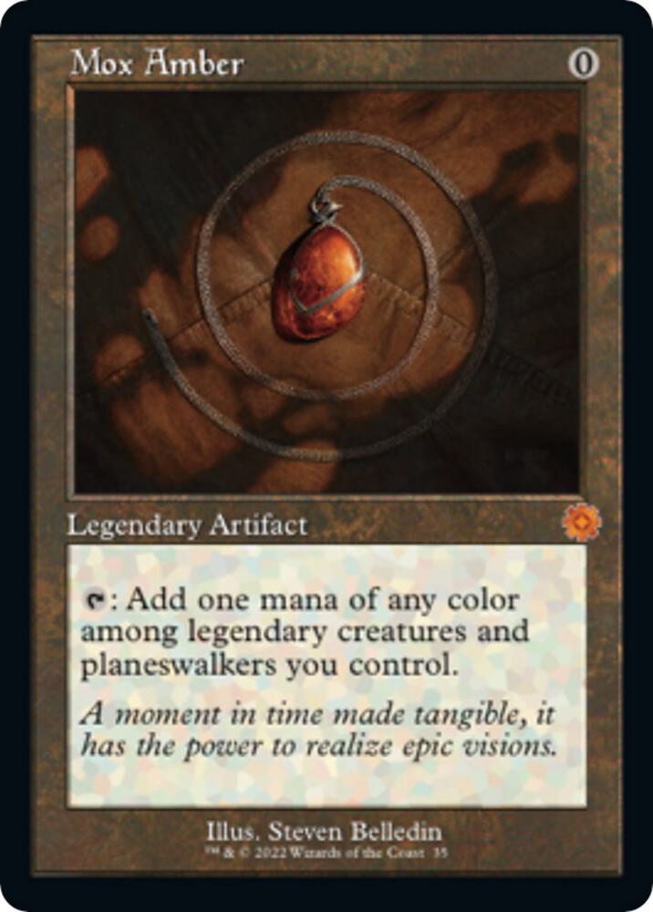 Mox Amber 35 (The Brothers' War: Retro Frame Artifacts)  | Good Games Modbury