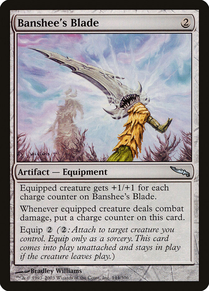 Banshee's Blade 144/306 (Mirrodin)  - Foil | Good Games Modbury