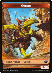 Goblin // Giant Teddy Bear Double-Sided Token [Unsanctioned Tokens] | Good Games Modbury