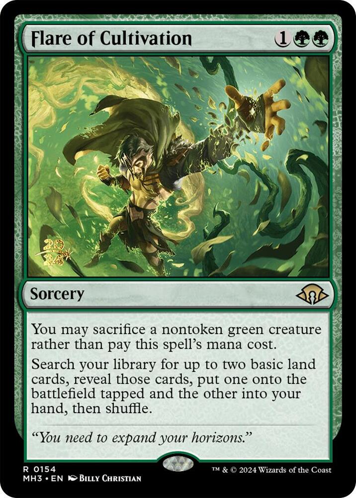 Flare of Cultivation 154s/90 (Prerelease Cards)  - Foil | Good Games Modbury