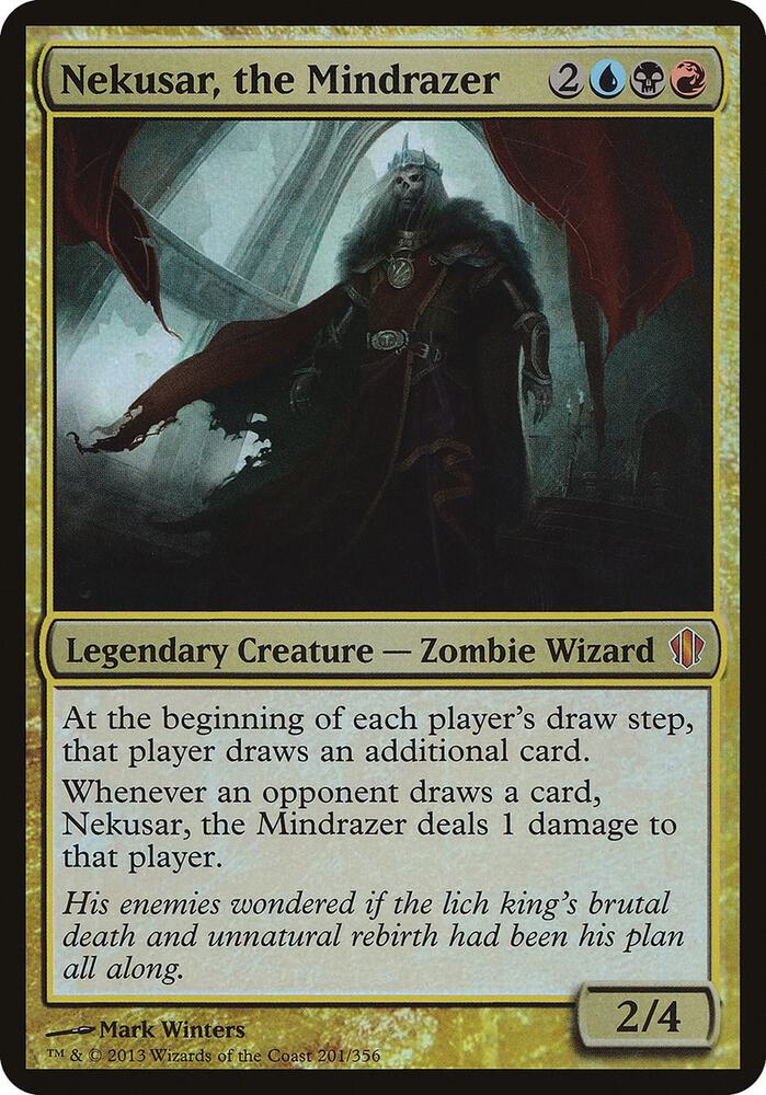 Nekusar the Mindrazer Commander 2013 201/15 (Oversize Cards)  - Foil | Good Games Modbury