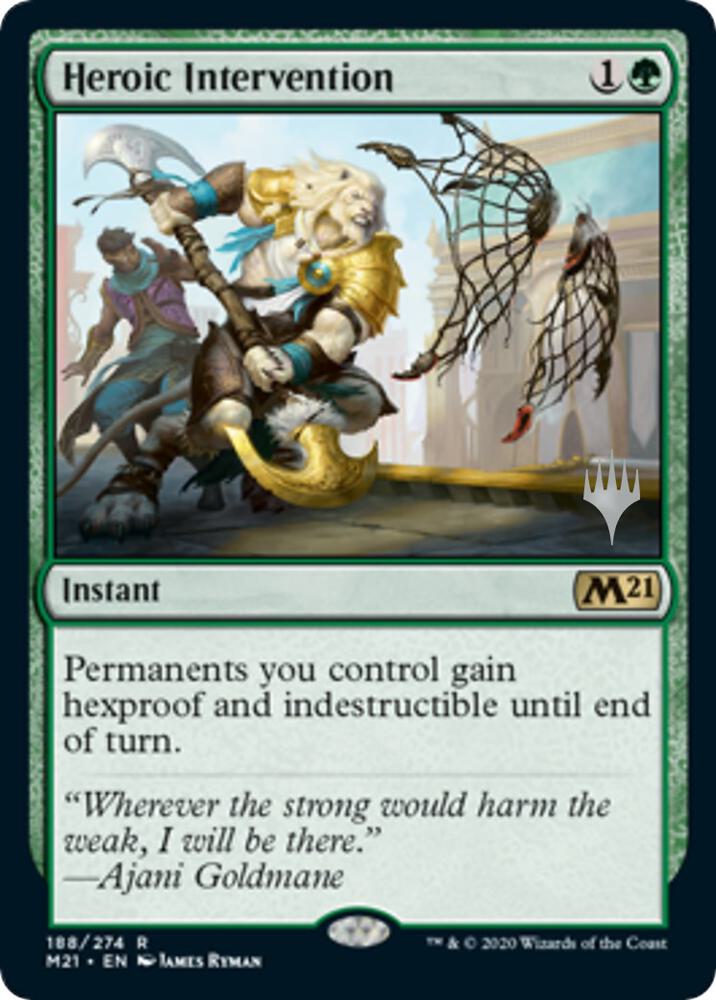 Heroic Intervention 188 (Promo Pack: Core Set 2021)  | Good Games Modbury