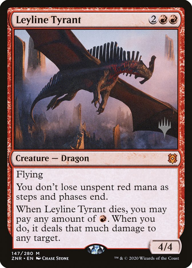 Leyline Tyrant (Promo Pack) [Zendikar Rising Promos] | Good Games Modbury