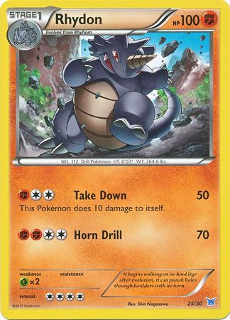 Rhydon (25/30) [XY: Trainer Kit 2 - Latios] | Good Games Modbury