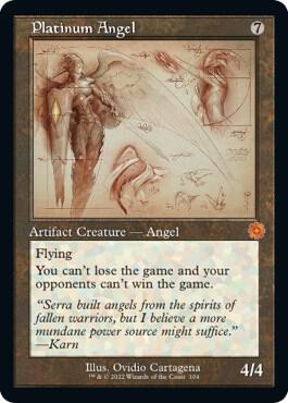 Platinum Angel Schematic 104 (The Brothers' War: Retro Frame Artifacts)  - Foil | Good Games Modbury