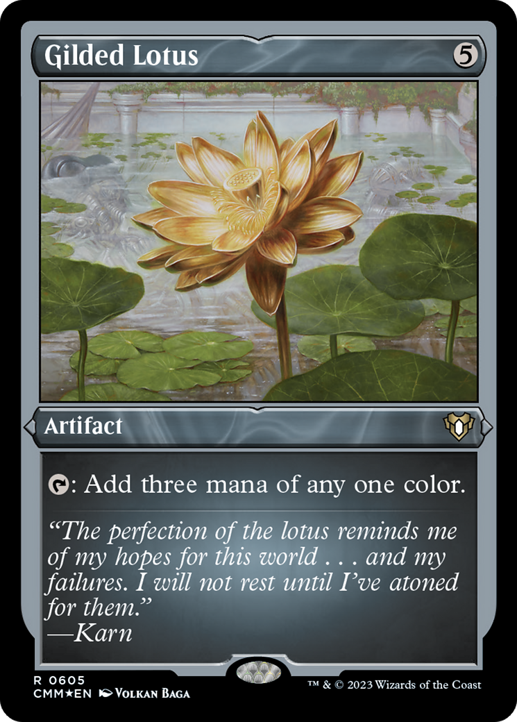 Gilded Lotus (Foil Etched) [Commander Masters] | Good Games Modbury