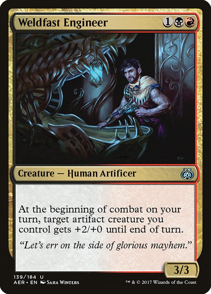 Weldfast Engineer 139/184 (Aether Revolt)  | Good Games Modbury