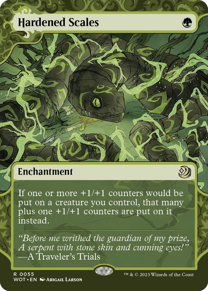 Hardened Scales 55 (Wilds of Eldraine: Enchanting Tales)  - Showcase Foil | Good Games Modbury