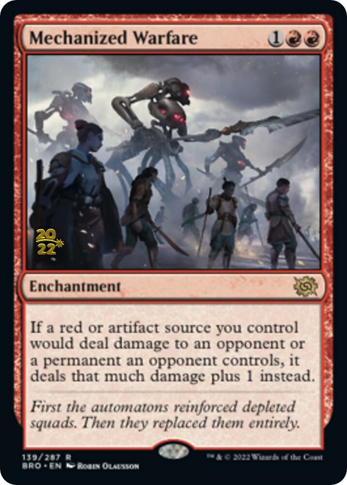 Mechanized Warfare 139s/169 (Prerelease Cards)  - Foil | Good Games Modbury