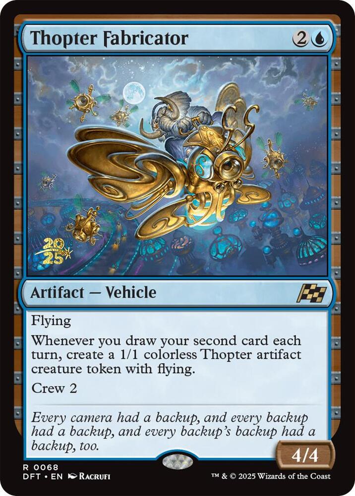 Thopter Fabricator 68s/160 (Prerelease Cards)  - Foil | Good Games Modbury