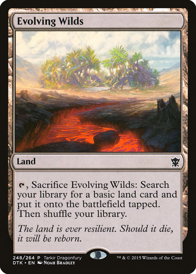 Evolving Wilds (Promo) [Tarkir Dragonfury] | Good Games Modbury