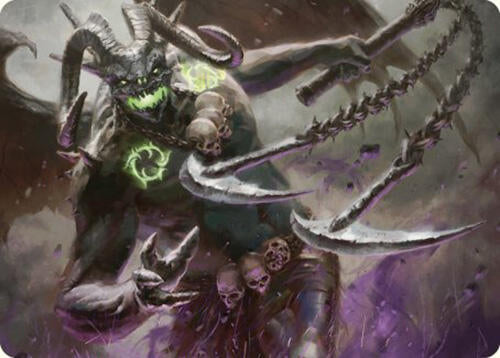 Archfiend of Despair Art Card 12 (Art Series: Commander Masters)  | Good Games Modbury
