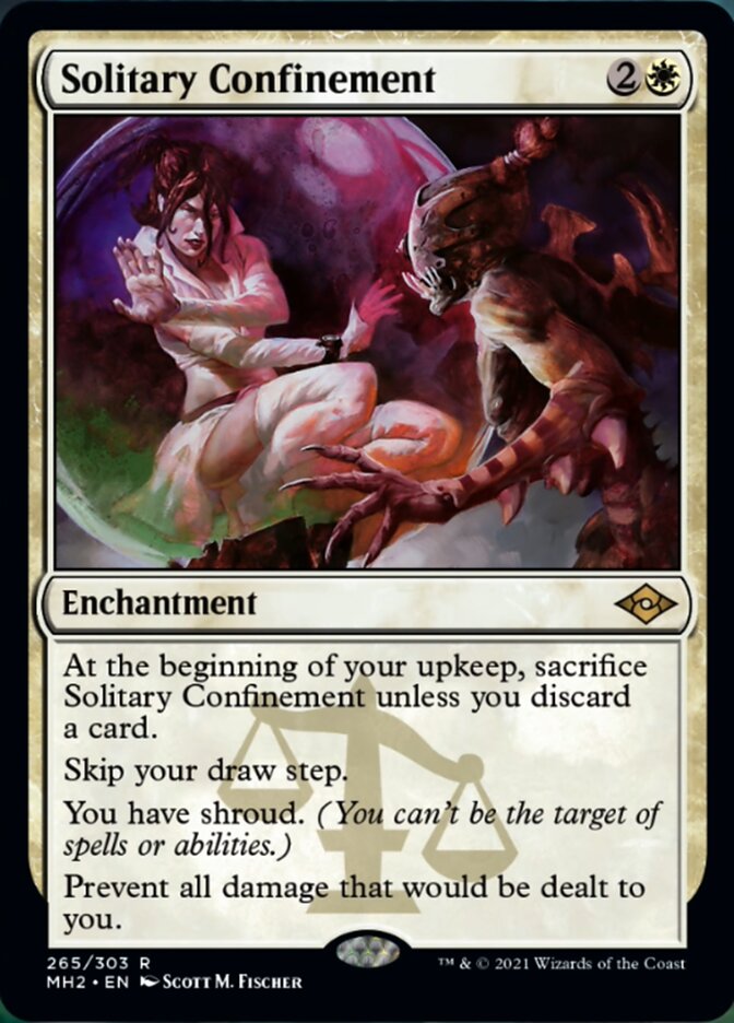 Solitary Confinement (Foil Etched) [Modern Horizons 2] | Good Games Modbury