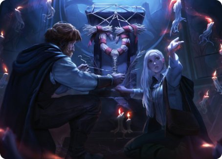 Faithful Mending Art Card [Innistrad: Midnight Hunt Art Series] | Good Games Modbury