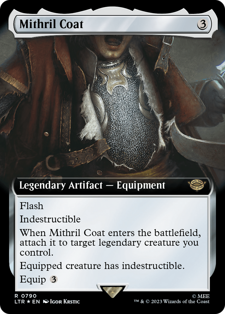 Mithril Coat (Extended Art) (Surge Foil) [The Lord of the Rings: Tales of Middle-Earth] | Good Games Modbury