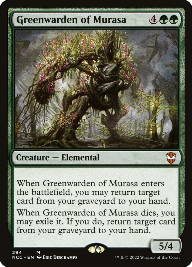 Greenwarden of Murasa 294 (Commander: Streets of New Capenna)  | Good Games Modbury