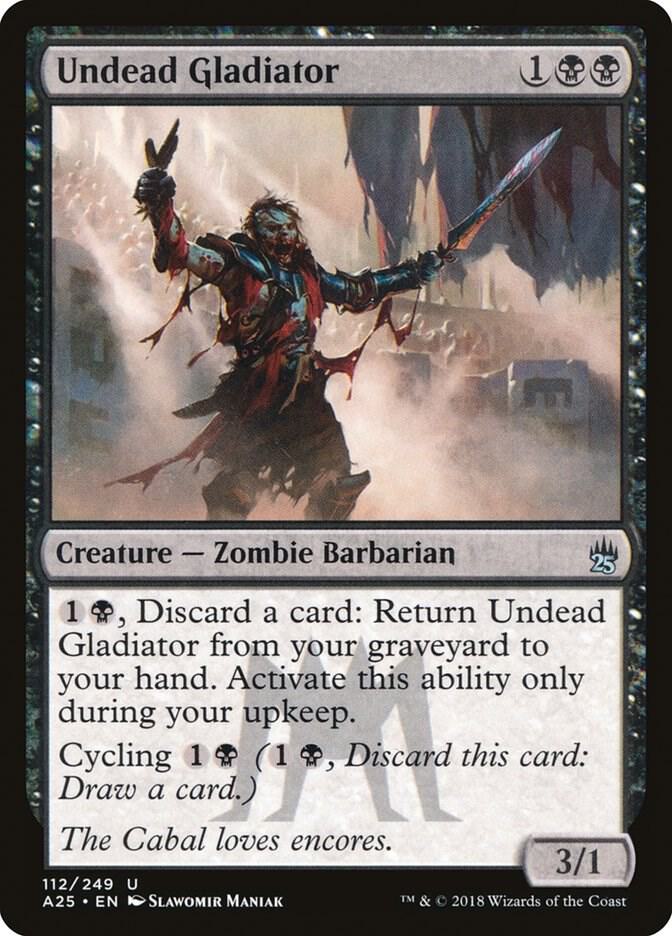 Undead Gladiator 112/249 (Masters 25)  | Good Games Modbury