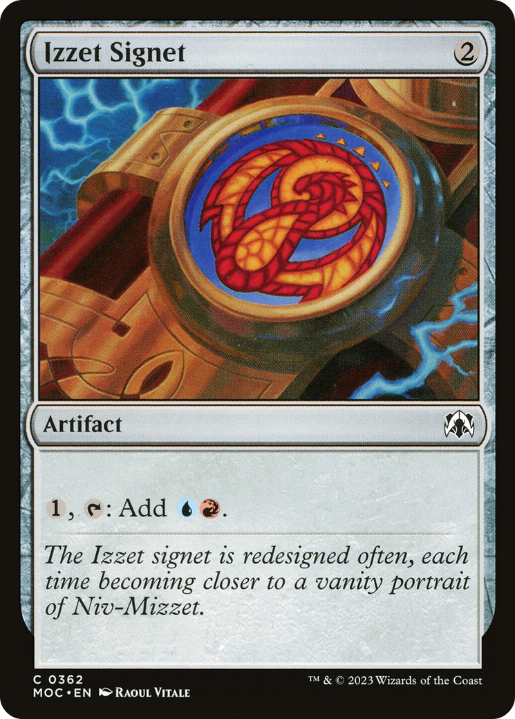 Izzet Signet [March of the Machine Commander] | Good Games Modbury