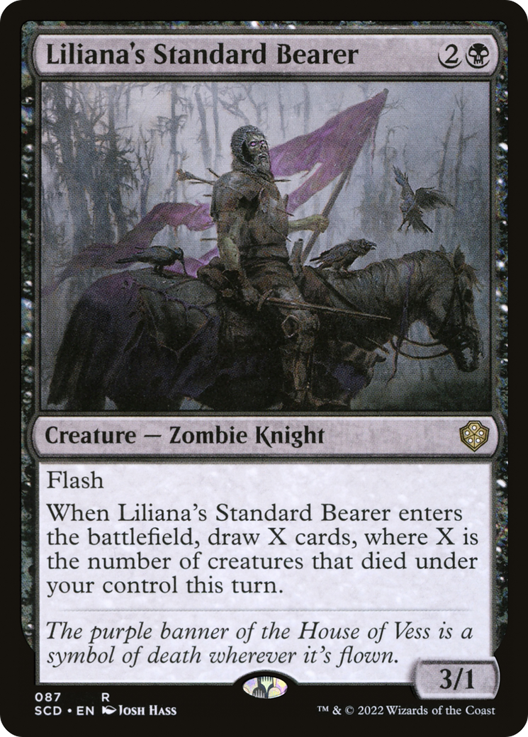 Liliana's Standard Bearer [Starter Commander Decks] | Good Games Modbury