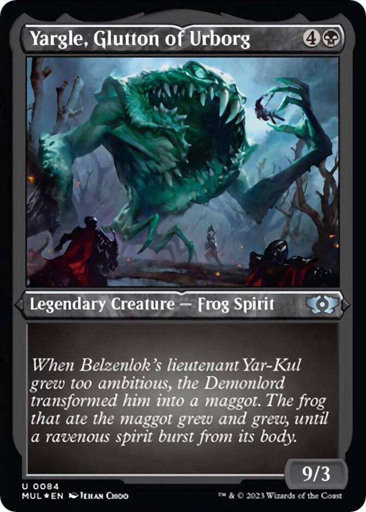 Yargle, Glutton of Urborg 84/65 (March of the Machine: Multiverse Legends)  - Etched Foil | Good Games Modbury